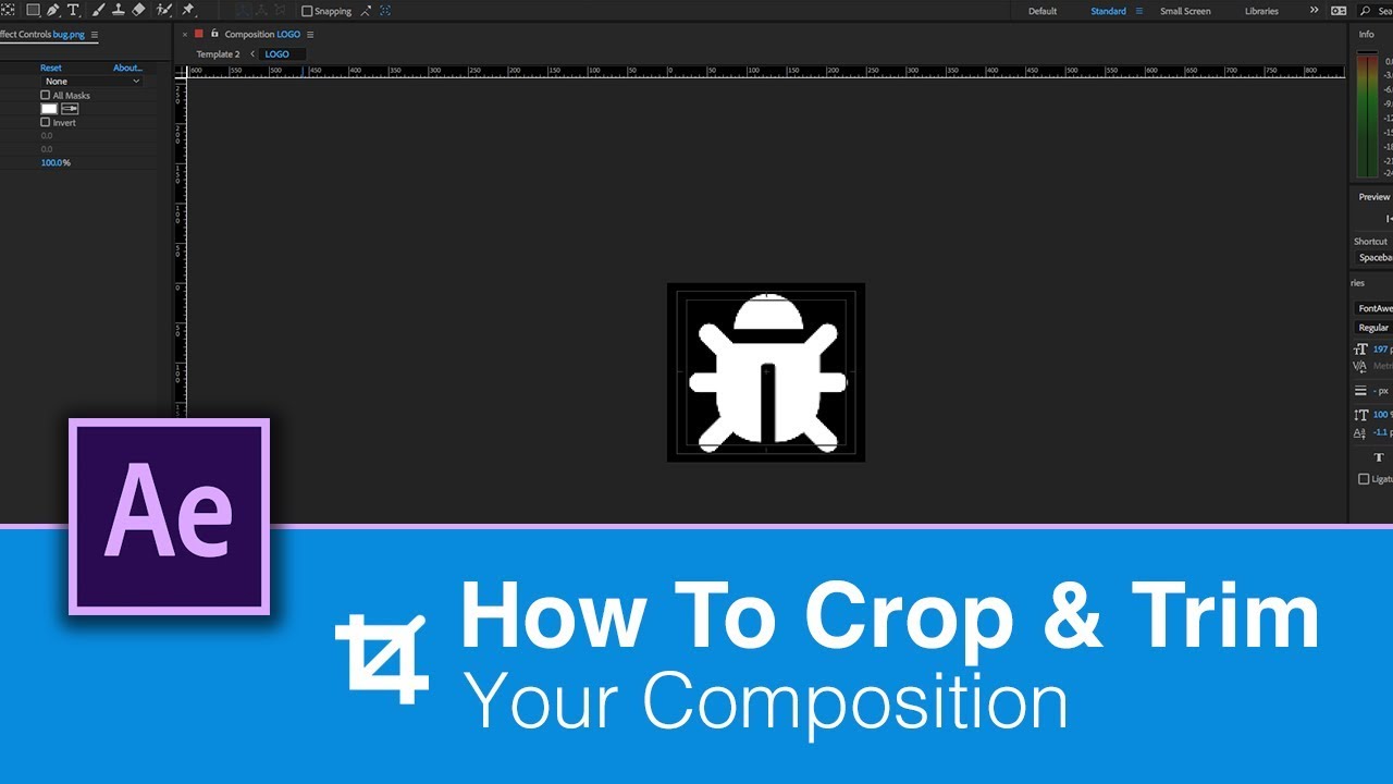 to CROP & TRIM Compositions :: After Effects Tutorial - YouTube