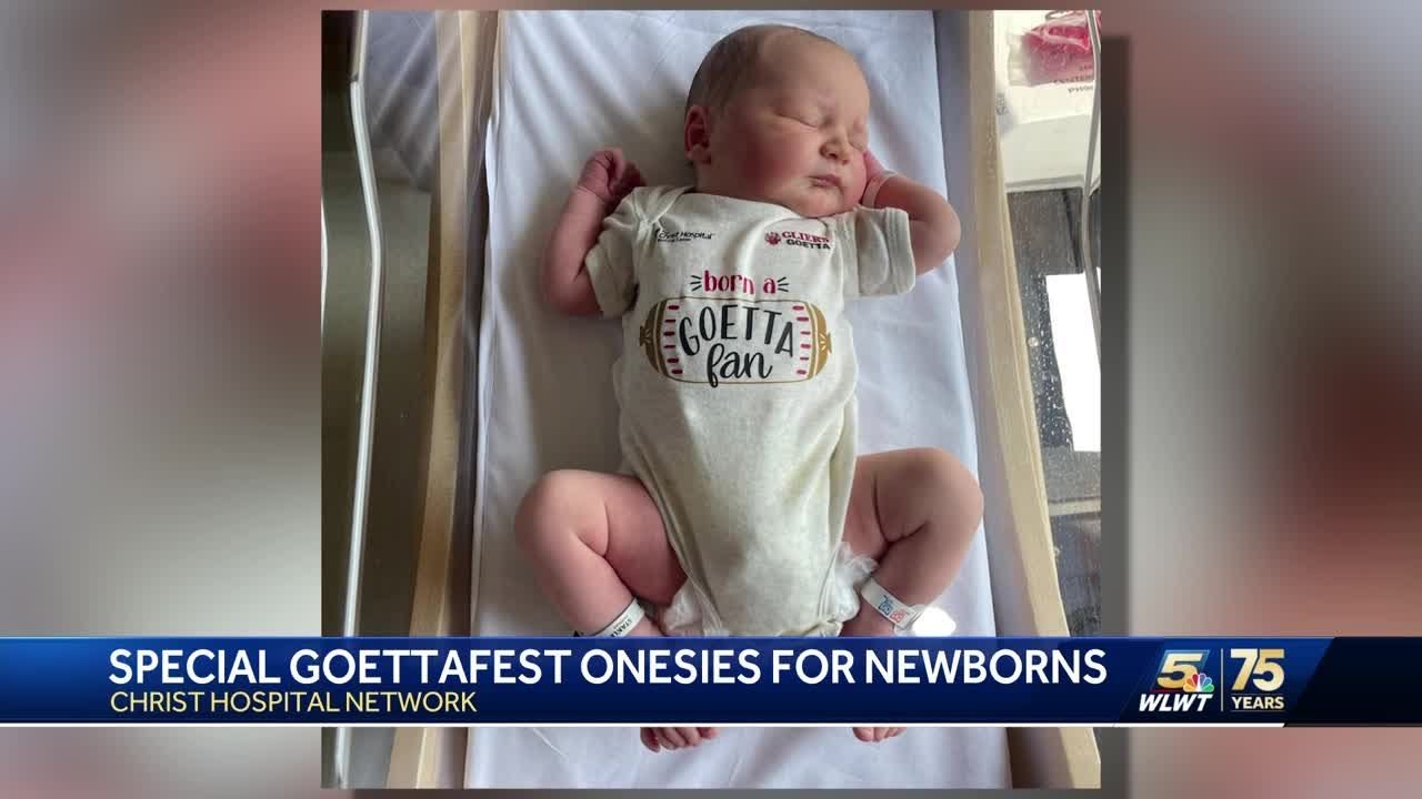 Christ Hospital introduces new 'Goettafest' onesies for newborns YouTube