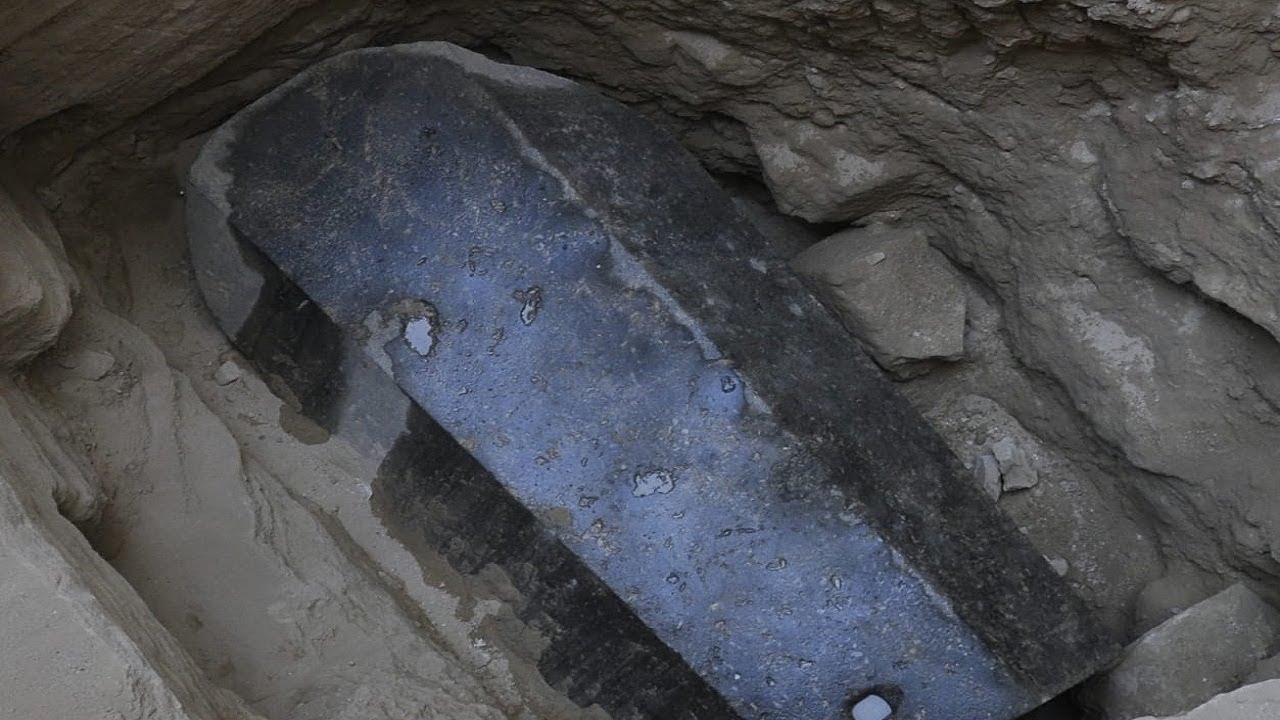 Archaeologists Unearthed This Black Sarcophagus In Egypt And Defied Warnings Of A Curse To
