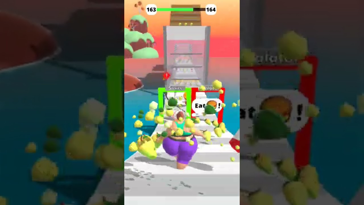 FAT 2 FIT ANDROID GAMEPLAY WALKTHROUGH MOBILE GAME 🥶 FUNNY GAME 😂 SUBSCRIBE 👇