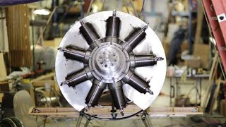 Old ROTARY vs RADIAL Engines Cold Start Smoke and Sound 3