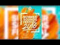 PHOTOSHOP TUTORIAL | How to Design a Bright Summer Music Festival Poster