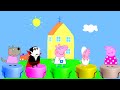 PEPPA PIG EM FIVE LITTLE MONKEYS ON THE BED-CINCO BEBEZINHOS PULANDO-동요와 어린이노래|KidsCartoon
