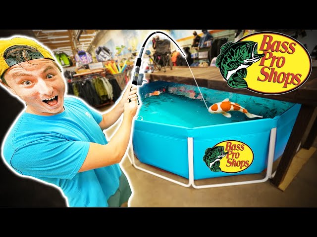 Fishing in BASS PRO SHOPS! (Big Fish) 