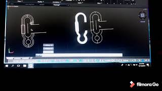 KEYCHAIN HOLDER 3D MODEL USING AUTOCAD