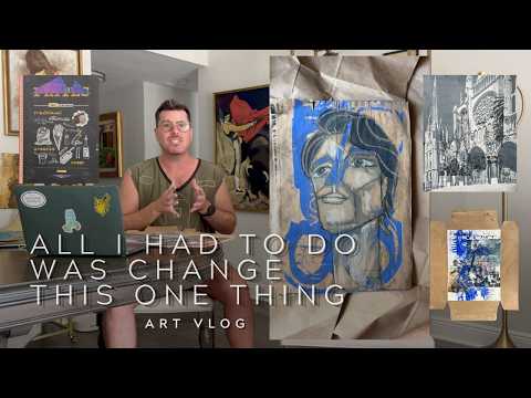 making this material change in my art process made me a much better artist