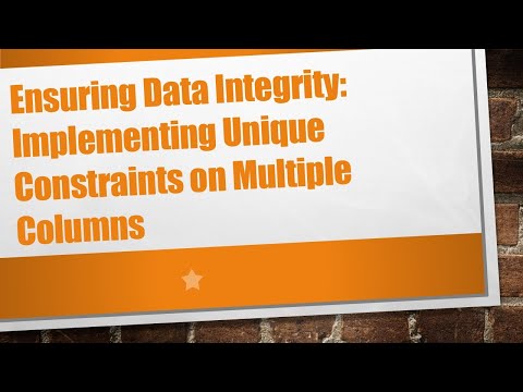 Ensuring Data Integrity: