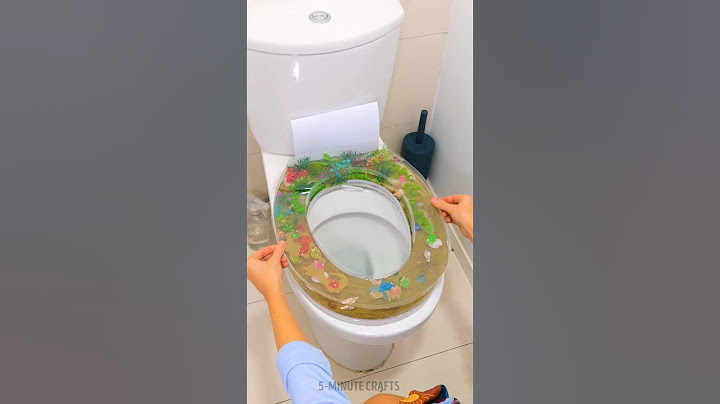 DIY Bathroom Seat with epoxy aquarium 🐟🐠🧜🏻‍♀️ #shoets #bathroom #diy #epoxy #resin