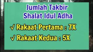 Berapa Jumlah Takbir Shalat Idul Adha?