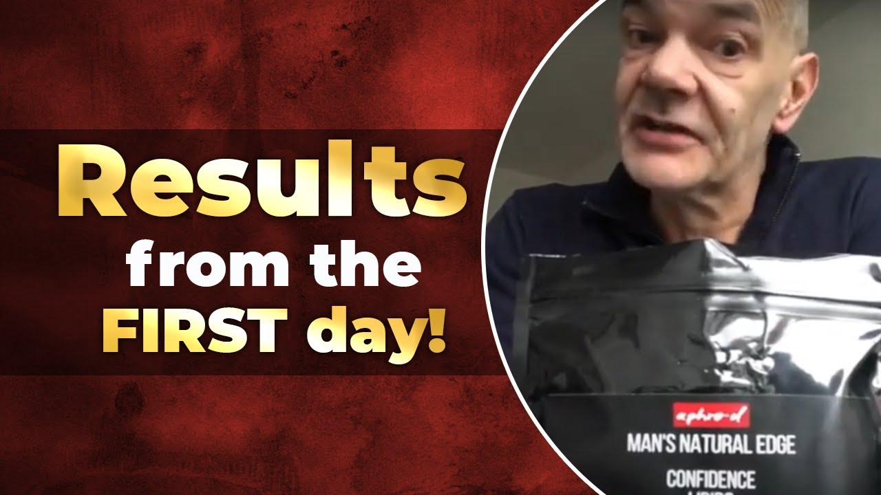 54 yr old Mark Asmus takes 1 teaspoon of Aphro D every day for rock-solid confidence