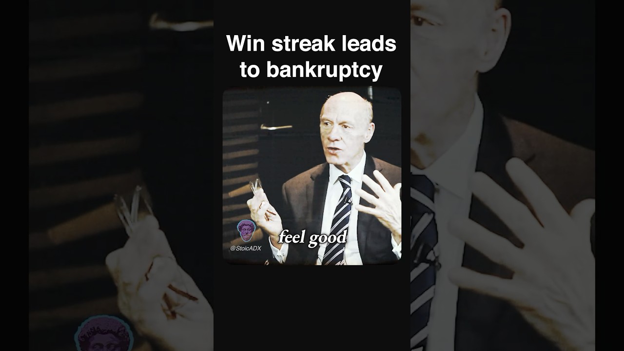 Winning streaks is much more dangerous than.. 