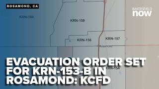 KCFD fighting fire in Rosamond area, driven by wind