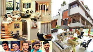 Kannada Celebrity Home Tour | Puneeth Rajkumar, Sudeep, Darshan | Actors Luxury Houses in Bangalore