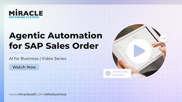 Agentic Automation for SAP Sales Order | AI for Business