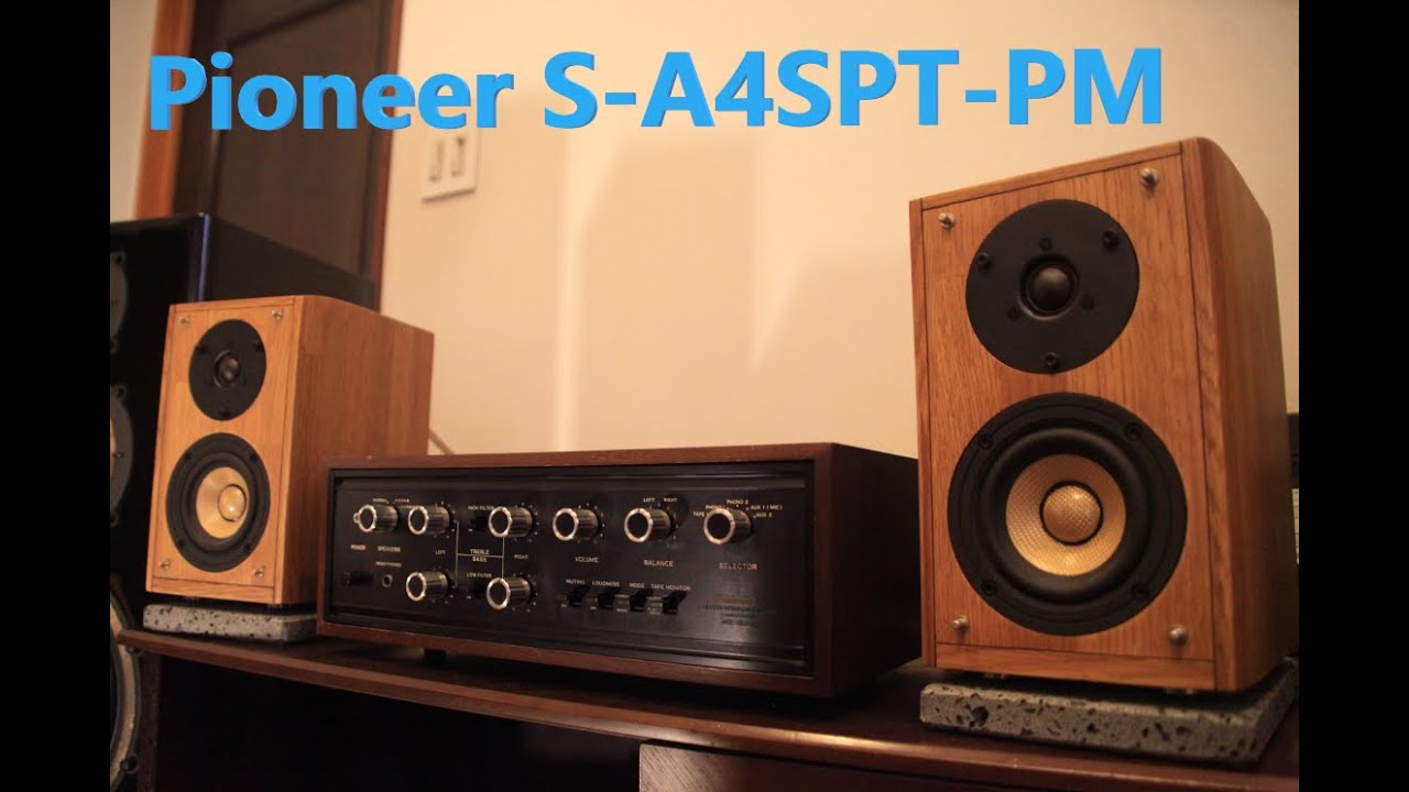 Pioneer スピーカー S-A4SPT-PM - YouTube