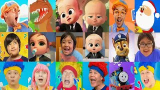 Blippi - Boss Baby - Ryan’s World - D Billions - KulikiTaka ti №3