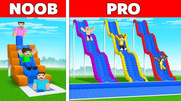 Build the Best WATER PARK Challenge in Minecraft!