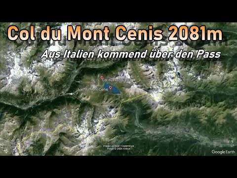 Von Italien kommend über den Col du Mont Cenis mit 2081 m