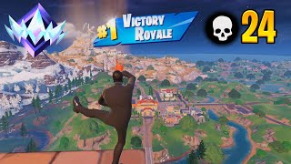 High Elimination Solo Ranked Win Gameplay (Fortnite Chapter 5 Season 2)