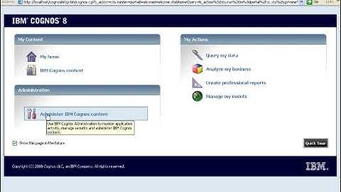 Cognos Installation on Oracle part - 5