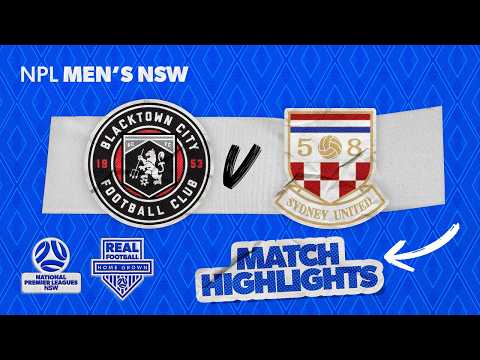 NPL Men's NSW Round 22 Highlights – Blacktown City v Sydney United 58 — football highlights