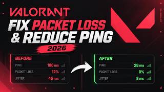 How to Fix Packet Loss & Reduce Ping in VALORANT (2026)