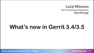 What's new in Gerrit 3.4/3.5