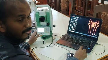 Data exporting from Foif Total Station to Laptop/PC in Excel format