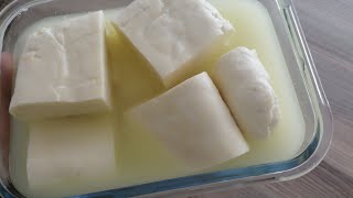 CHEESE MAKING WITHOUT USING CHEESE YEAST, SOFT AND DELICIOUS CHEESE RECIPE