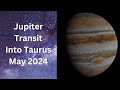 All signs predictions transit of jupiter into taurus may 2024 vedic sidereal astrology