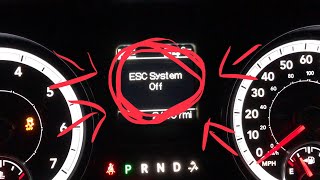 How to fully turn off the ESC on the RAM 1500 if equipped