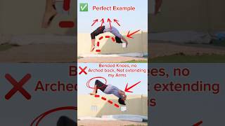 How To Backhandspring Avoid These Mistakes 🙅💯 #backflip #short @hamzas-lifee