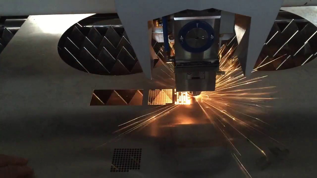 XT LASER steel holes cut by 1000w fiber laser cutting machine YouTube