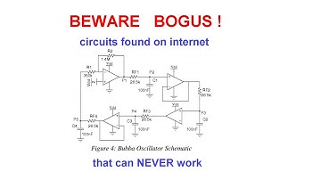 Beware Electronic Circuits that do NOT work !