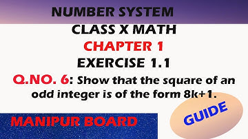 NUMBER SYSTEM || CLASS X MATH EX. 1.1 Q.NO. 6 || MANIPUR BOARD || GPS MANIPUR