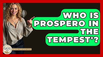 Who Is Prospero In The Tempest