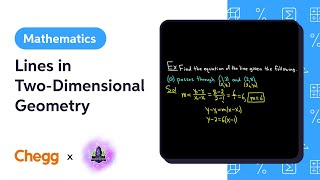 Lines in Two-Dimensional Geometry Ft. The Math Sorcerer