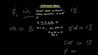 Arithmetic Mean | Solution | Ep. 3 of 4