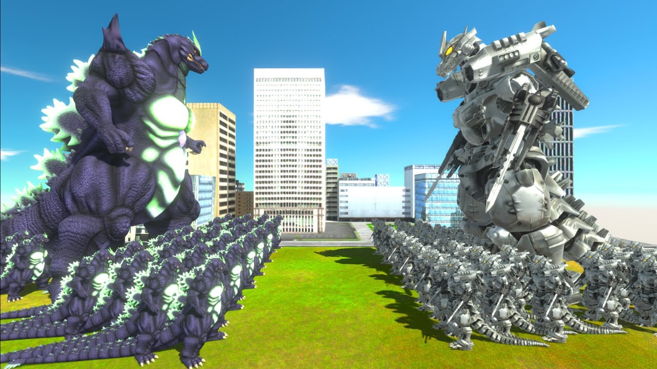 Growing Mechagdzilla Kiryu vs Super Godzilla - ARBS