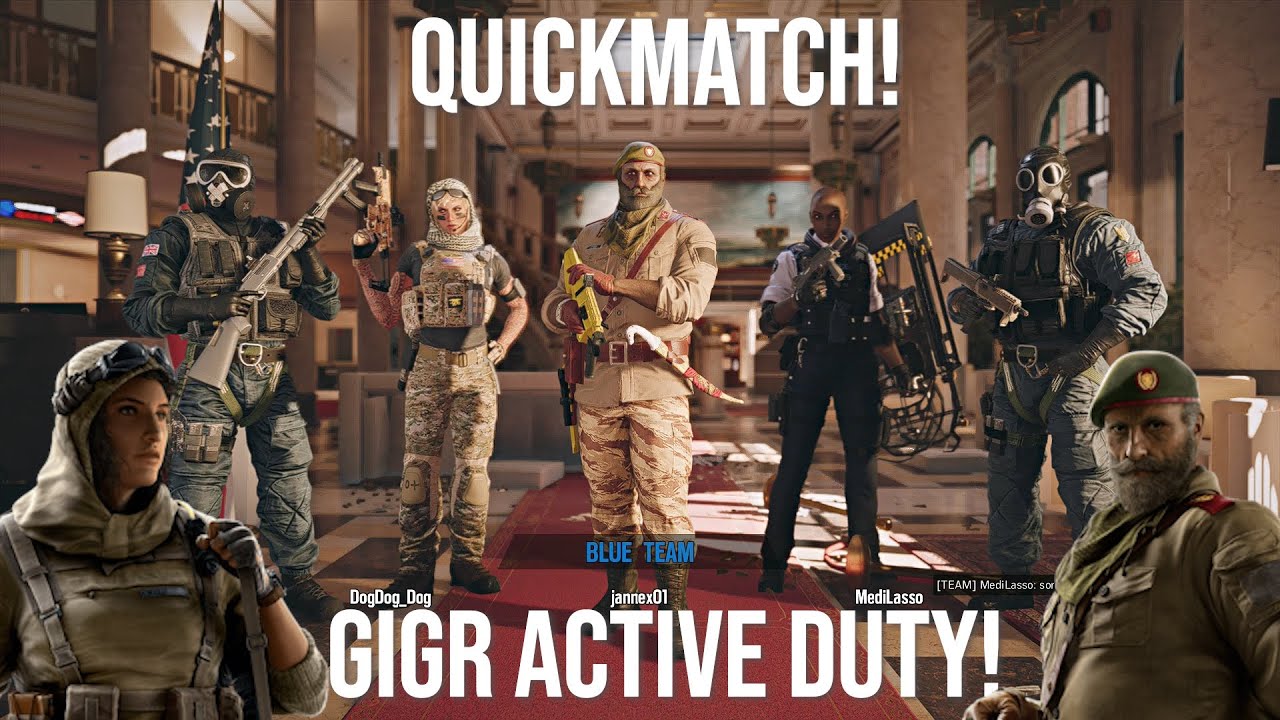 Rainbow Six Siege | GIGR ACTIVE DUTY!!! - YouTube