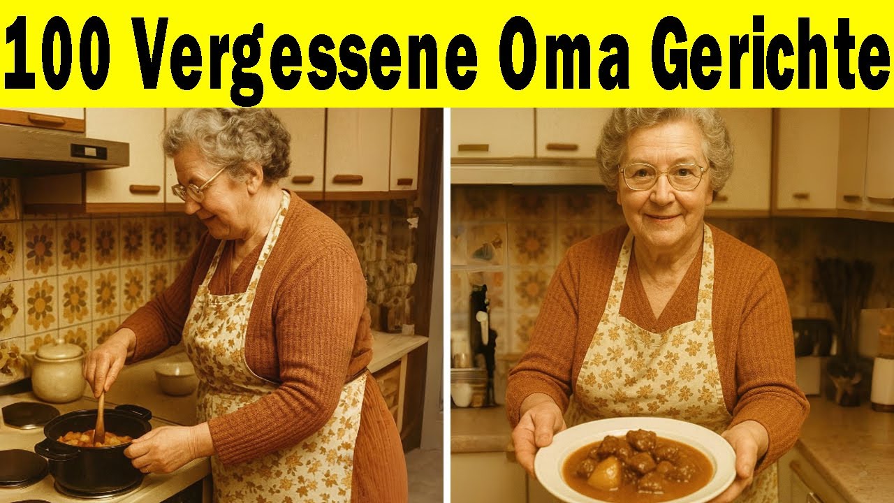 100 Gerichte von Oma, die heute fast niemand mehr kennt!