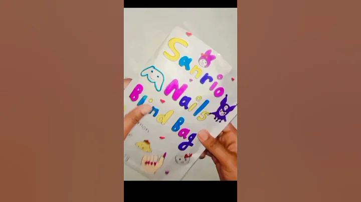Sanrio nails 💅🏻 blind bag! #blindbags #papercraft #crafts #diycrafts #diy #papersquishy #asmr #craft