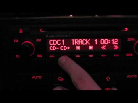 Prikaz uporabe Dension Gateway 300 - Audi A4 - radio Concert 2 CD