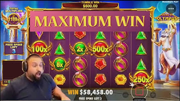 INSANE MEGA WIN on Gates of Olympus MAX WIN - Biggest slot wins of the week