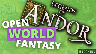 Legends of Andor [OPEN WORLD board game] Unboxing / ASMR screenshot 2