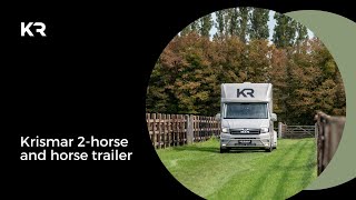 Krismar 2-horse van and horse trailer