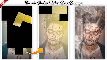 Puzzle Effect Green Screen Full Attitude Status Video Editing | Kinemaster New Status Video Editing