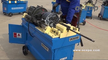 opposite threads opearion video of AGS 40E rebat thread rolling machine