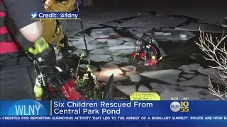 6 Fall Into Icy Pond In Central Park