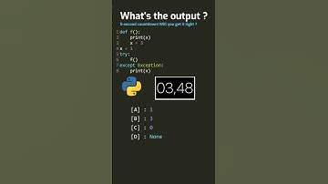 Can You Solve This Python Quiz ? 🧠 Comment Your Answer !